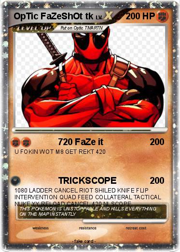 Pokemon OpTic FaZeShOt tk