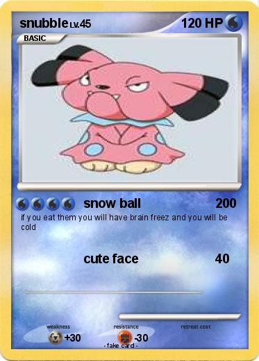 Pokemon snubble