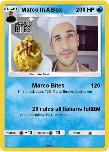 Pokemon Marco In A Box