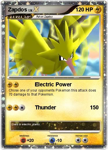 Pokemon Zapdos