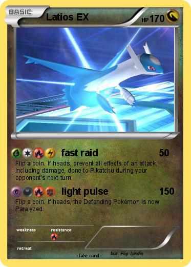 Pokemon Latios EX