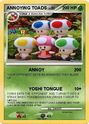 Pokemon ANNOYING TOADS