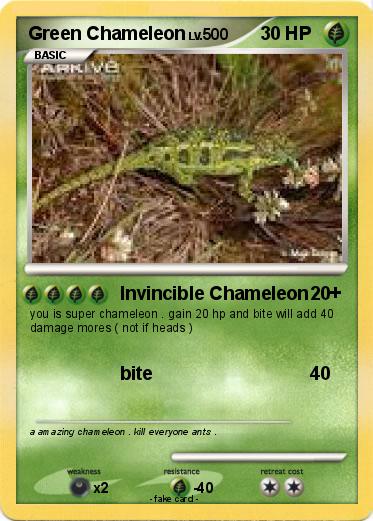 Pokemon Green Chameleon