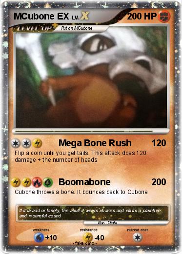 Pokemon MCubone EX