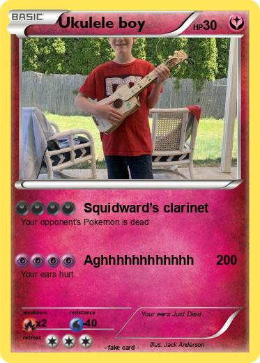 Pokemon Ukulele boy
