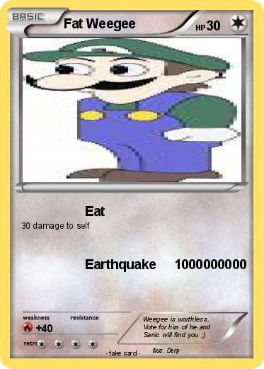 Pokemon Fat Weegee