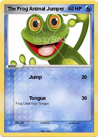 Pokemon The Frog Animal Jumper
