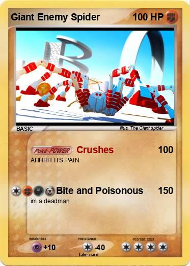 Pokemon Giant Enemy Spider