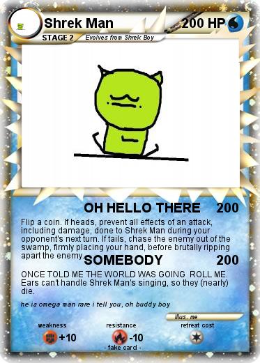 Pokemon Shrek Man