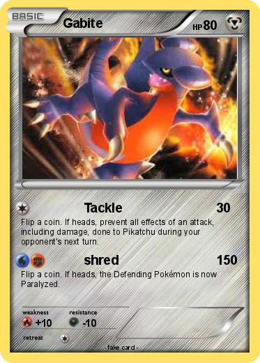 Pokemon Gabite Pokemon Gabite