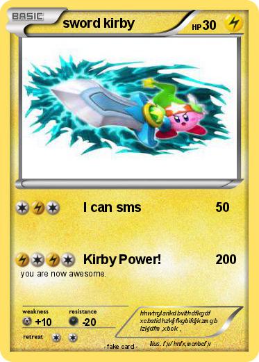 Pokemon sword kirby