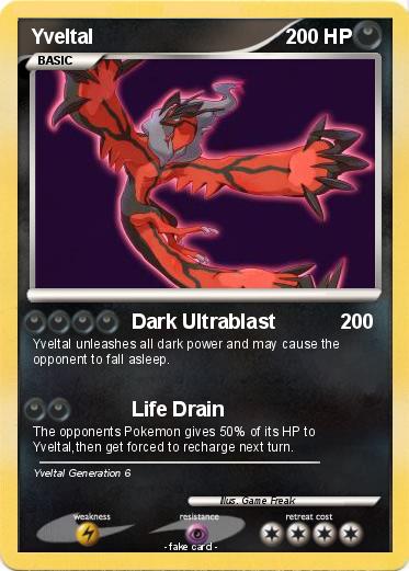 Pokemon Yveltal