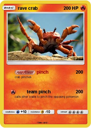 Pokemon rave crab