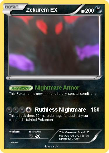 Pokemon Zekurem EX