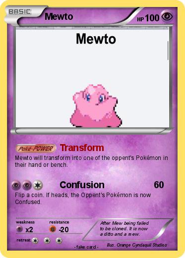 Pokemon Mewto
