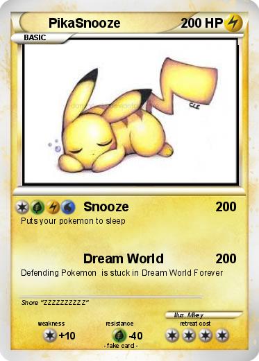 Pokemon PikaSnooze