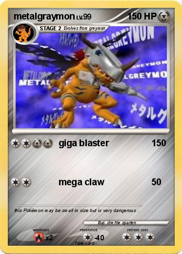 Pokemon metalgraymon
