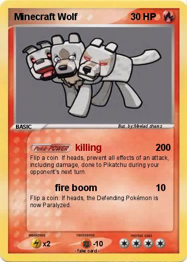 Pokemon Minecraft Wolf