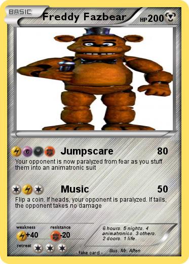 Pokemon Freddy Fazbear