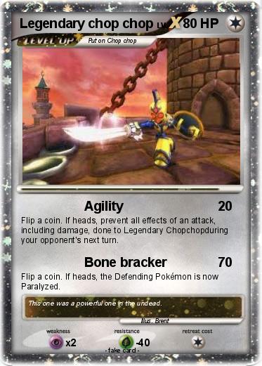 Pokemon Legendary chop chop