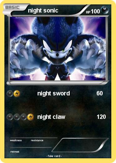 Pokemon night sonic