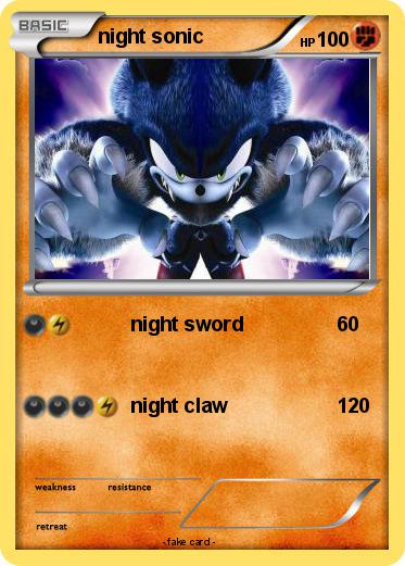 Pokemon night sonic