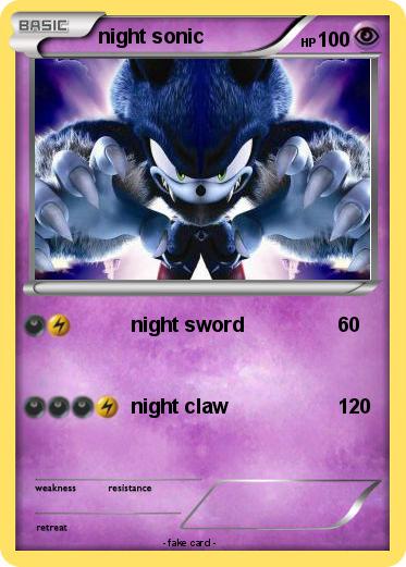Pokemon night sonic