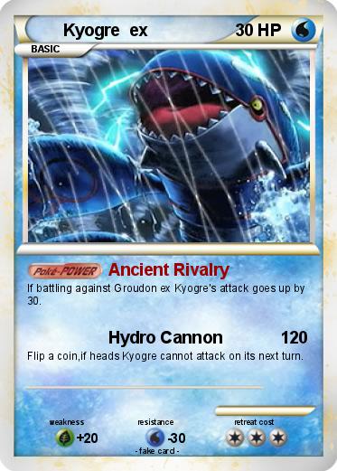 Pokemon Kyogre  ex