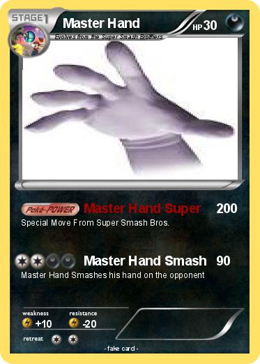 Pokemon Master Hand