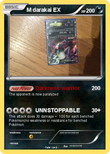 Pokemon M darakai EX