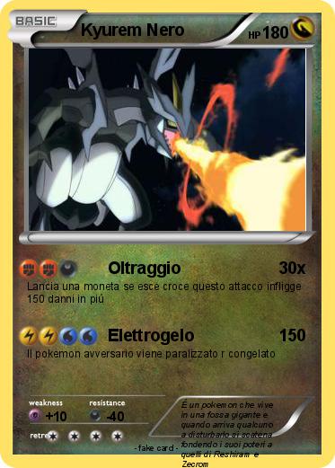Pokemon Kyurem Nero