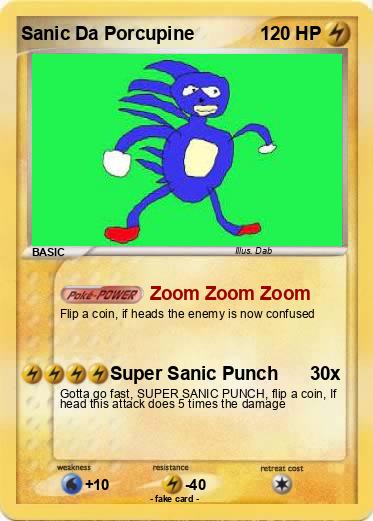 Pokemon Sanic Da Porcupine