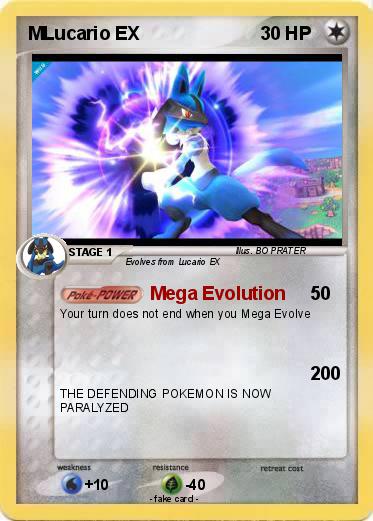 Pokemon MLucario EX