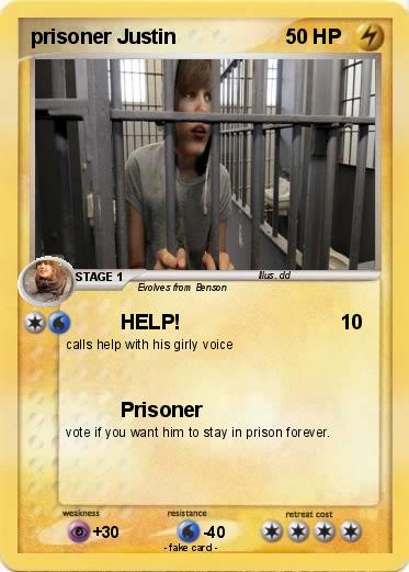Pokemon prisoner Justin