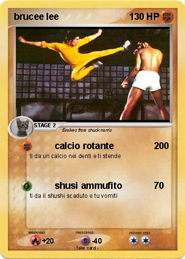 Pokemon brucee lee