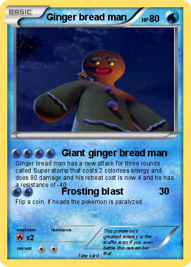 Pokemon Ginger bread man