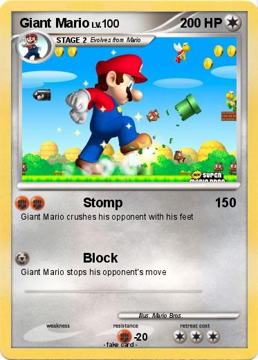 Pokemon Giant Mario