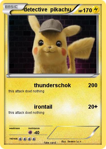 Pokemon detective  pikachu