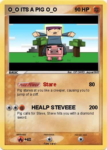 Pokemon O_O ITS A PIG O_O