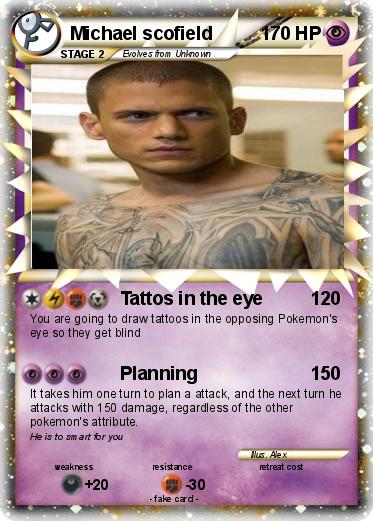 Pokemon Michael scofield
