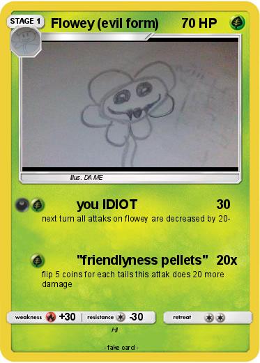 Pokemon Flowey (evil form)