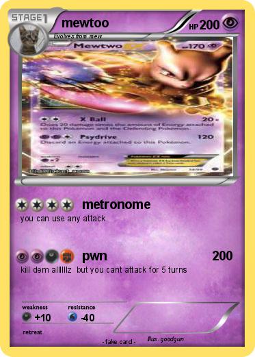 Pokemon mewtoo