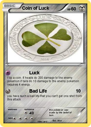 Pokemon Coin of Luck