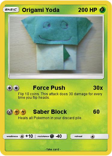 Pokemon Origami Yoda