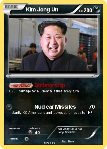 Pokemon Kim Jong Un