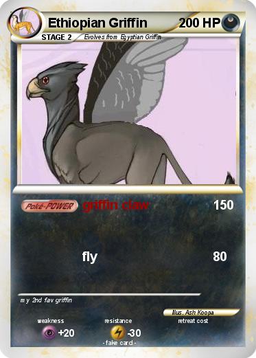 Pokemon Ethiopian Griffin