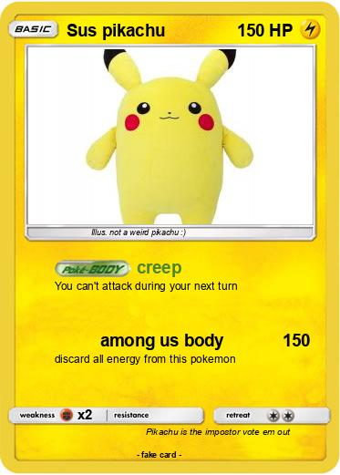Pokemon Sus pikachu