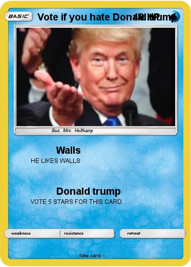 Pokemon Vote if you hate Donald trump