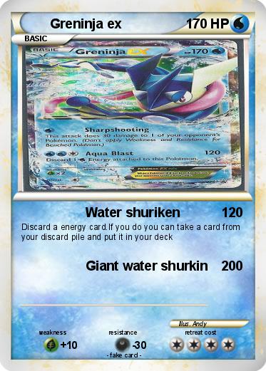 Pokemon Greninja ex