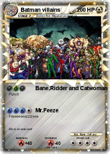 Pokemon Batman villains